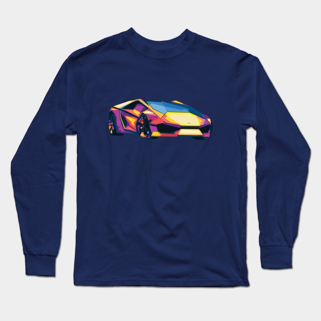 Terzo Milenio Colorful Long Sleeve T-Shirt by Shuriken